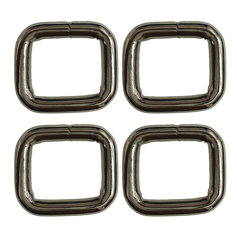 یراق کیف مدل چهارگوش کد 4stl2cm بسته 4 عددی
